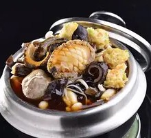 Premium Spicy Abalone and Sea Cucumber with Pancake