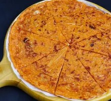 Fermented Mustard Greens Pancake