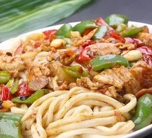 Spicy Pork Stir-Fry Noodles