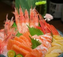 Arctic Head and Sweet Shrimp Sashimi