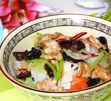 Lamb Noodles in Soup