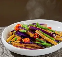 Stir-Fried Green Beans with Eggplant