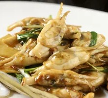 Scallion Stir-fried Clams