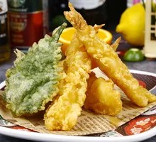 Perilla Shrimp Tempura