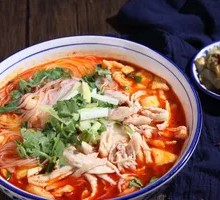 Chicken Soaking Flatbread