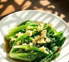 Garlic Stir-Fried Rapeseed Greens