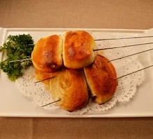 Grilled Steamed Bun Slices