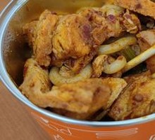 Chicken Fried Rice Noodle Flatbread