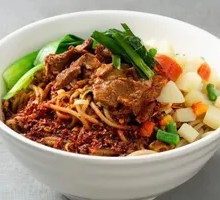 Braised Pork Dry with Buckwheat Noodles