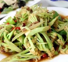 Stir-fried Cauliflower with Pork