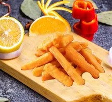 Glazed Sweet Potato with Plum Powder