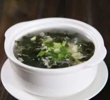 Glass Noodle and Seaweed Soup