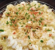 Garlic Shrimp with Rice Noodles