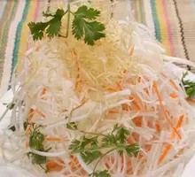 Shredded Cabbage with Rice Vinegar