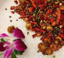 Spicy Stir-Fried Scallops