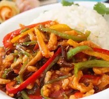 Fish-Flavored Shredded Pork Rice Bowl