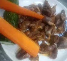 Spicy Oil-Brined Chicken Hearts