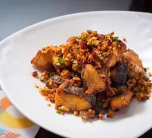 Dry-Fried Fish Cubes