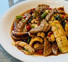 Squid and Pork Kidney Stir-fry
