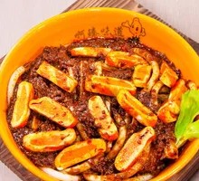 Sauce-Flavored Crab Cutlet Stir-Fried Naan