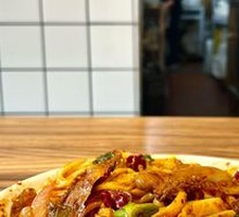 Stir-Fried Pork with Hand-Pulled Noodles