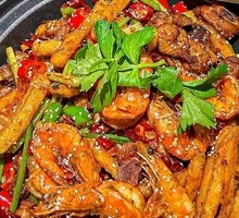 Signature Chicken and Shrimp Hot Pot