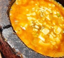Stone Pot Chicken and Tofu Soup