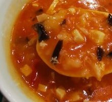 Tomato Dumpling Soup