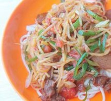 Potato and Beef Noodles