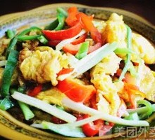 Scrambled Eggs with Green Onions