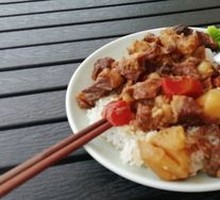 Signature Beef Brisket Rice Bowl
