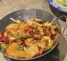 Spicy Potatoes in Dry Pot