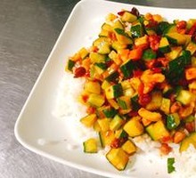 Kung Pao Chicken Rice Bowl