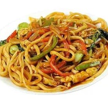 Sausage and Pork Stir-fried Noodles