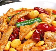 Braised Pig Intestine with Garlic