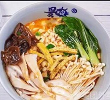 Mushroom Noodles in Soup