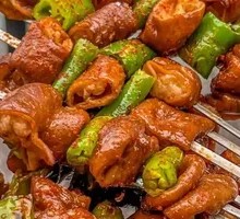 Grilled Pig Intestines