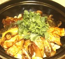 Braised Fish Cubes in Clay Pot