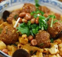 Meatball Stir-fry with Flatbread