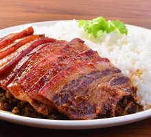 Preserved Vegetable Braised Pork Rice Bowl