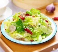 Cabbage and Pork Fried Rice