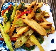 Celery with Firm Tofu