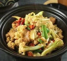 Stir-fried Organic Cauliflower