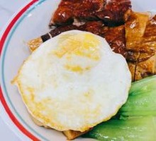 Roast Duck and Soy Sauce Chicken Rice