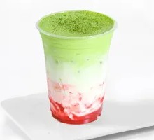 Matcha Strawberry Milk