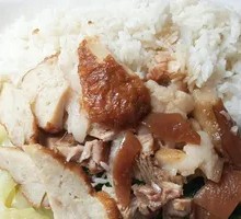 Pork Shank and Meat Roll Rice