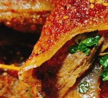 Sliced Beef Wrapped in Sweet Potato Skin