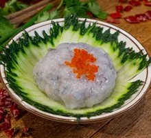 Fish Roe Shrimp Dumplings