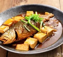 Braised Yellow Croaker with Tofu