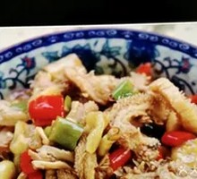 Beef Tripe with Bamboo Shoot Strips
